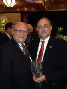 Chuck Martino, (left) with John Rhode