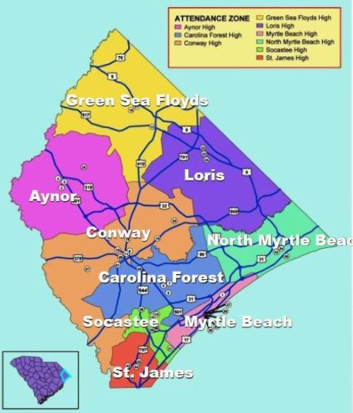Horry County Map