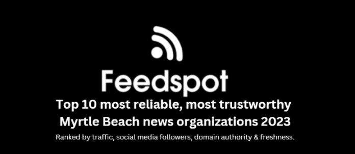 Feedspot Ranks MyrtleBeachSC News Tops in News