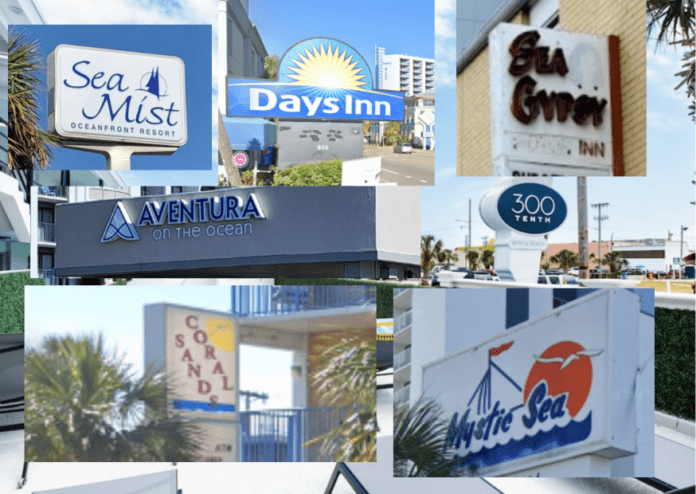 7 Myrtle Beach Hotels for sale