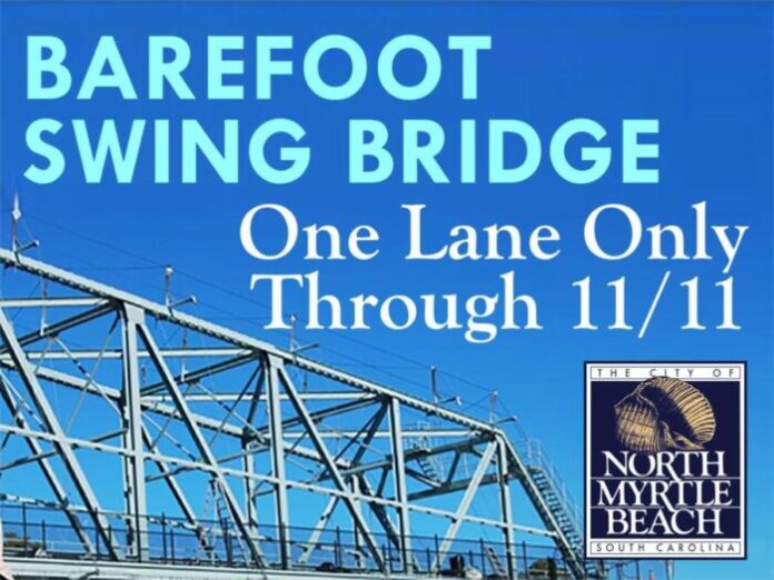 Barefoot Resort Swing Bridge