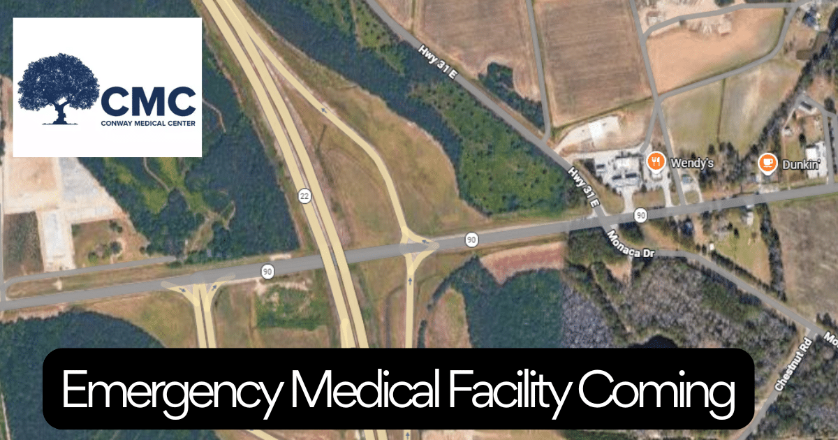 Conway Medical Center's Highway 90 Emergency Department Development Starts