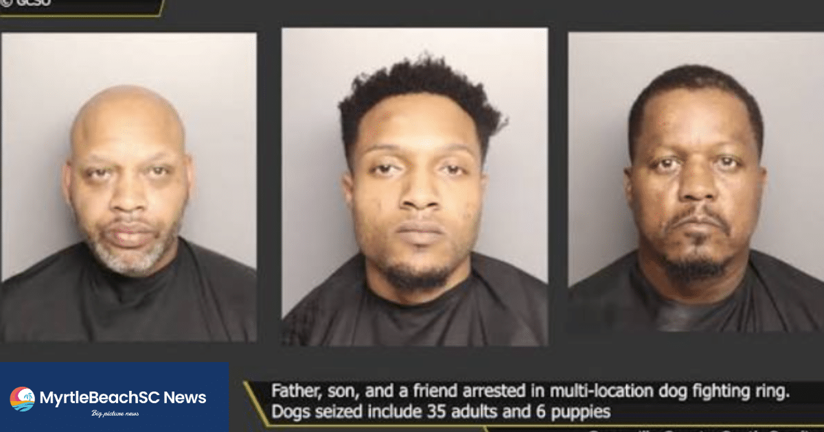 SC Dog Fighting Investigation Results in Largest Single Property Dog Seizure in South Carolina History. Deputy, 6 Other Men Charged MyrtleBeachSC News